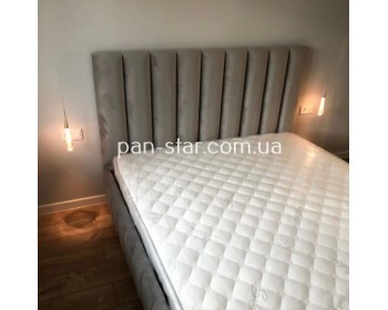Мягкая двуспальная кровать Астеро